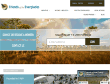 Tablet Screenshot of everglades.org